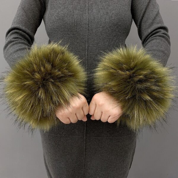 Imitation Rabbit Hair Wristband Cuffs And Wrist Covers - Image 10