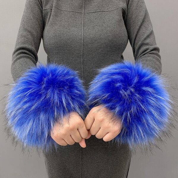 Imitation Rabbit Hair Wristband Cuffs And Wrist Covers - Image 6