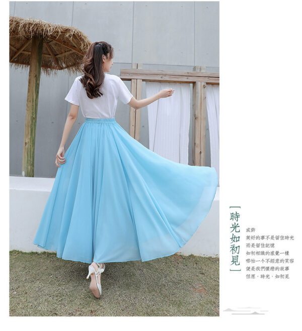 Fashion Personalized Chiffon Dance Skirt For Women - Image 5